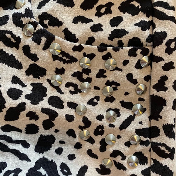 Forever 21 Leopard Shorts with Studs - Picture 4 of 4